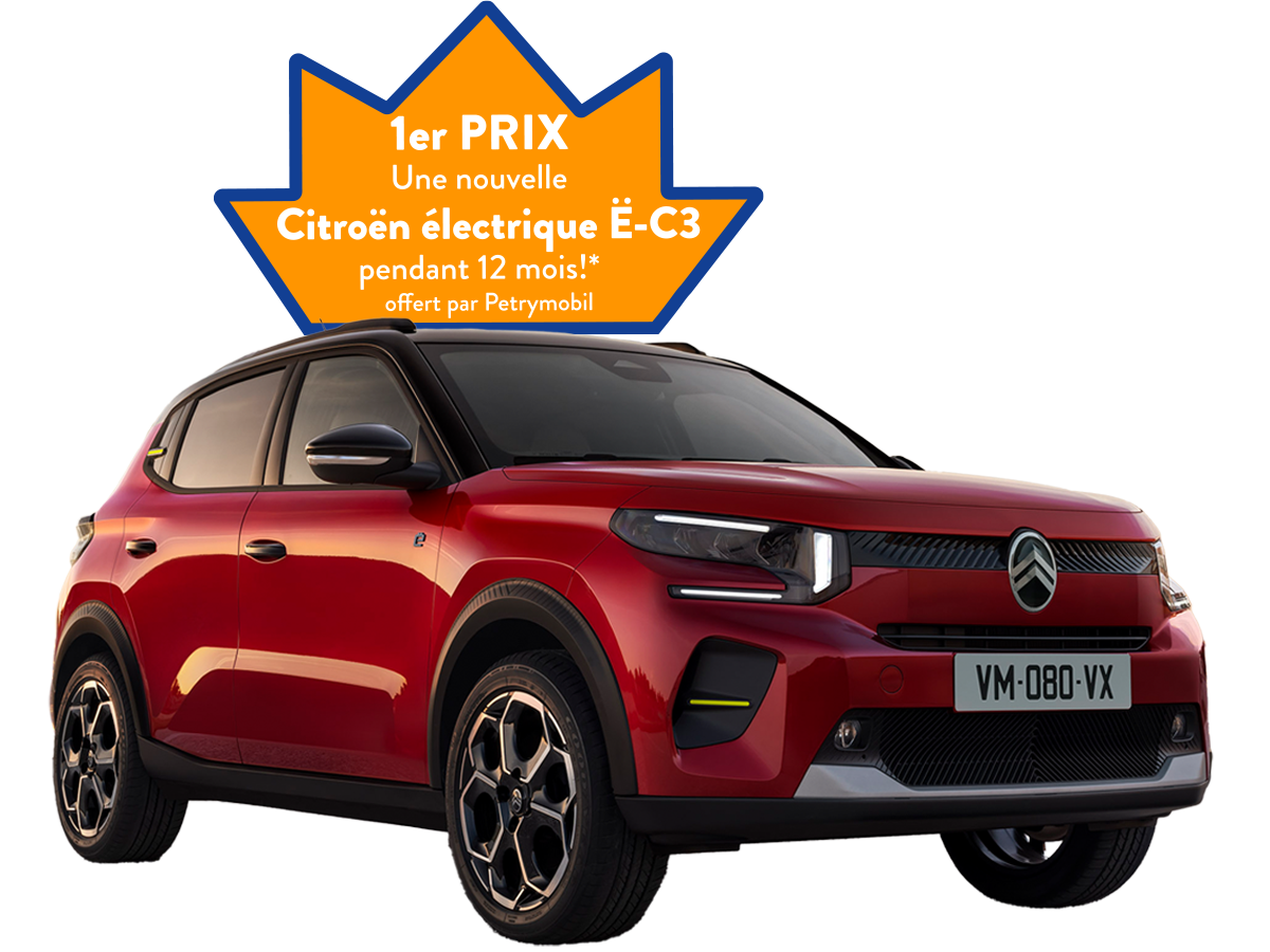 Tombola Cavalcade Remich: Gewinnen Sie ein Citroën E-C3!